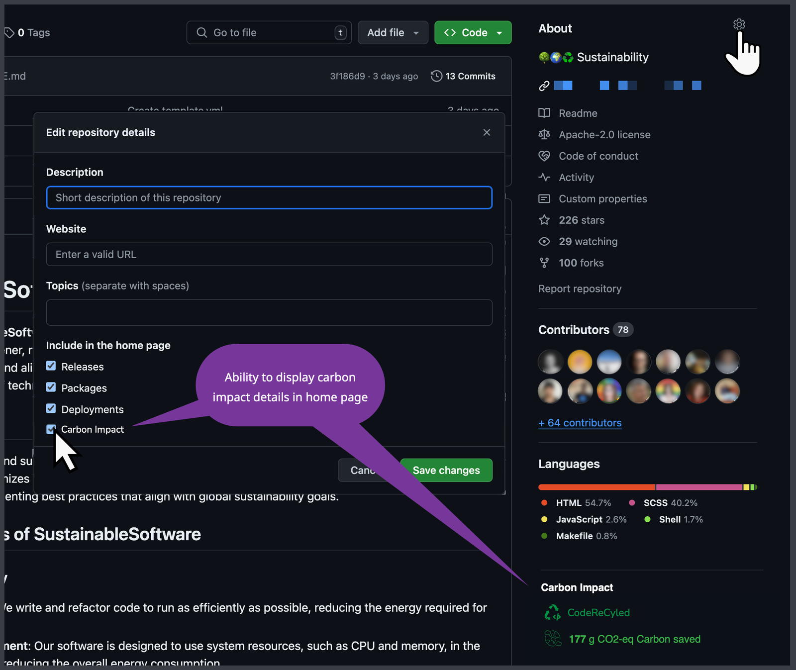 Homepage Integration